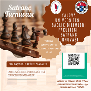  Fakültemiz Satranç Turnuvası